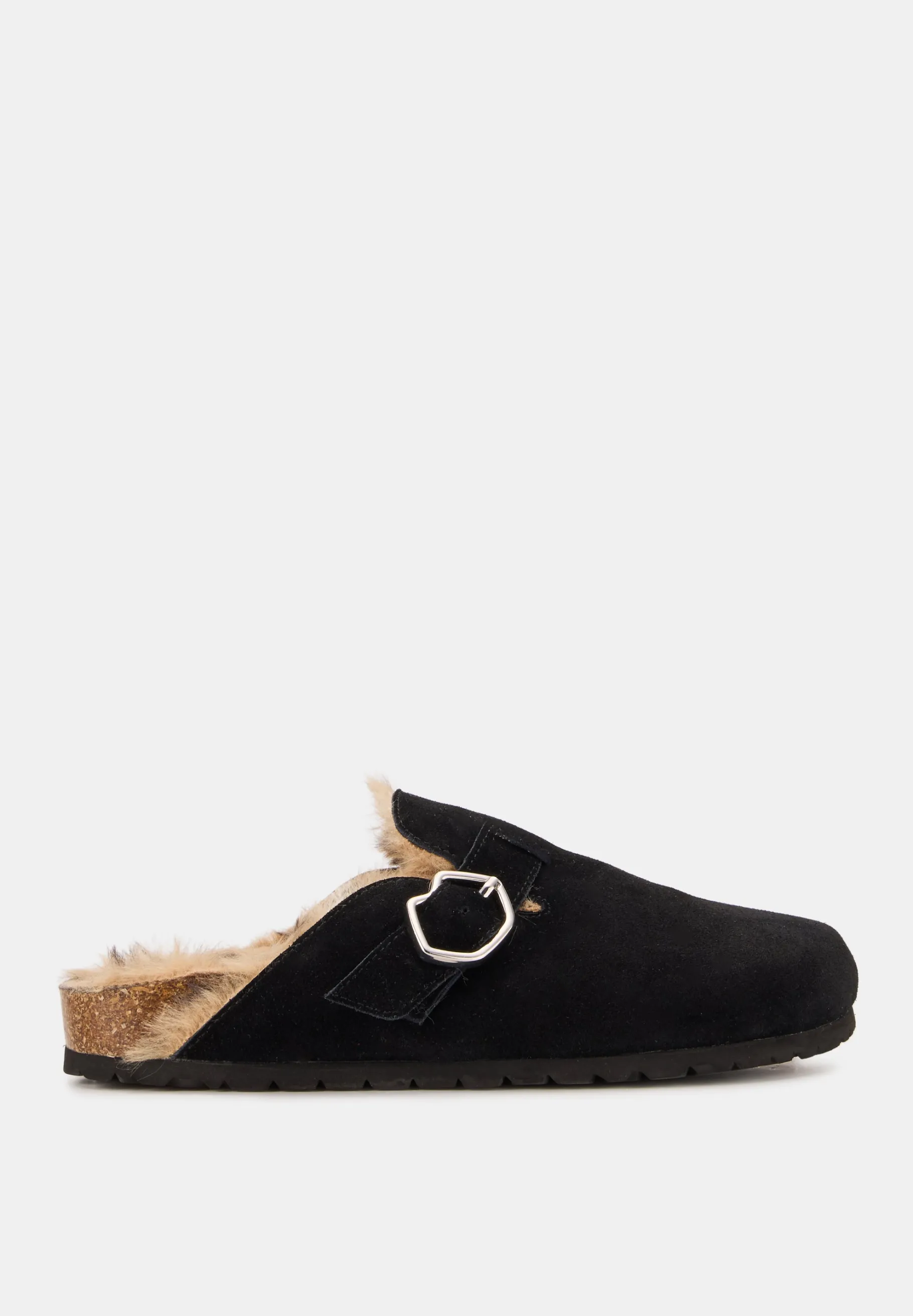 dakotacuir_suede_noir_3.webp Bons Baisers Toutes Les Chaussures | Mules D'Hiver*Dakota-
