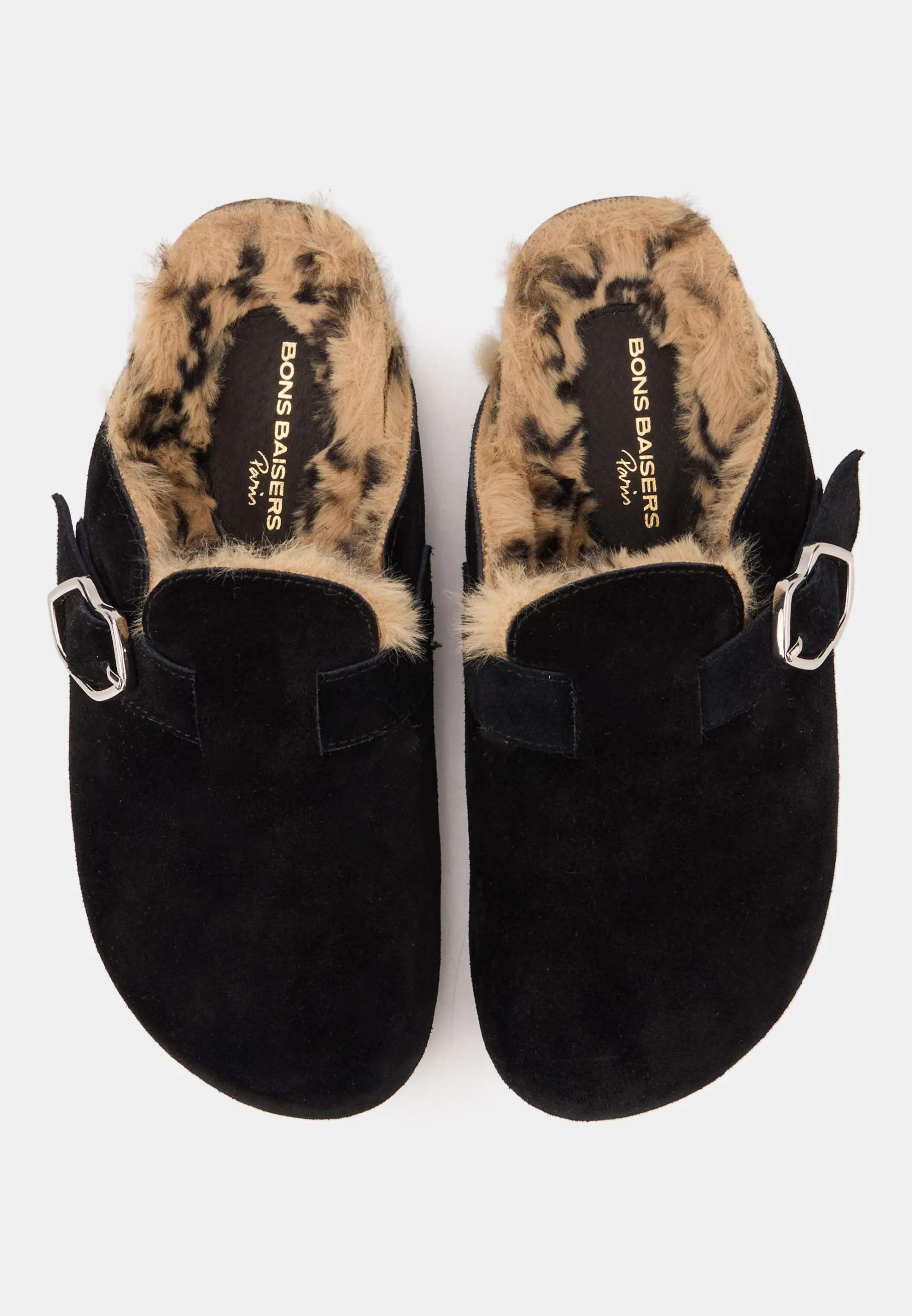 dakotacuir_suede_noir_5.webp Bons Baisers Toutes Les Chaussures | Mules D'Hiver*Dakota-