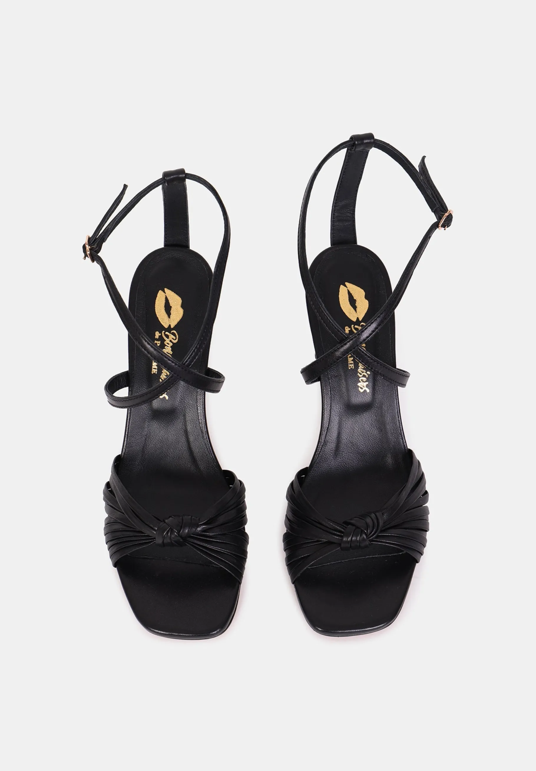olgacuir_noir_5.webp Bons Baisers Toutes Les Chaussures | Sandales À Talons*Olga-