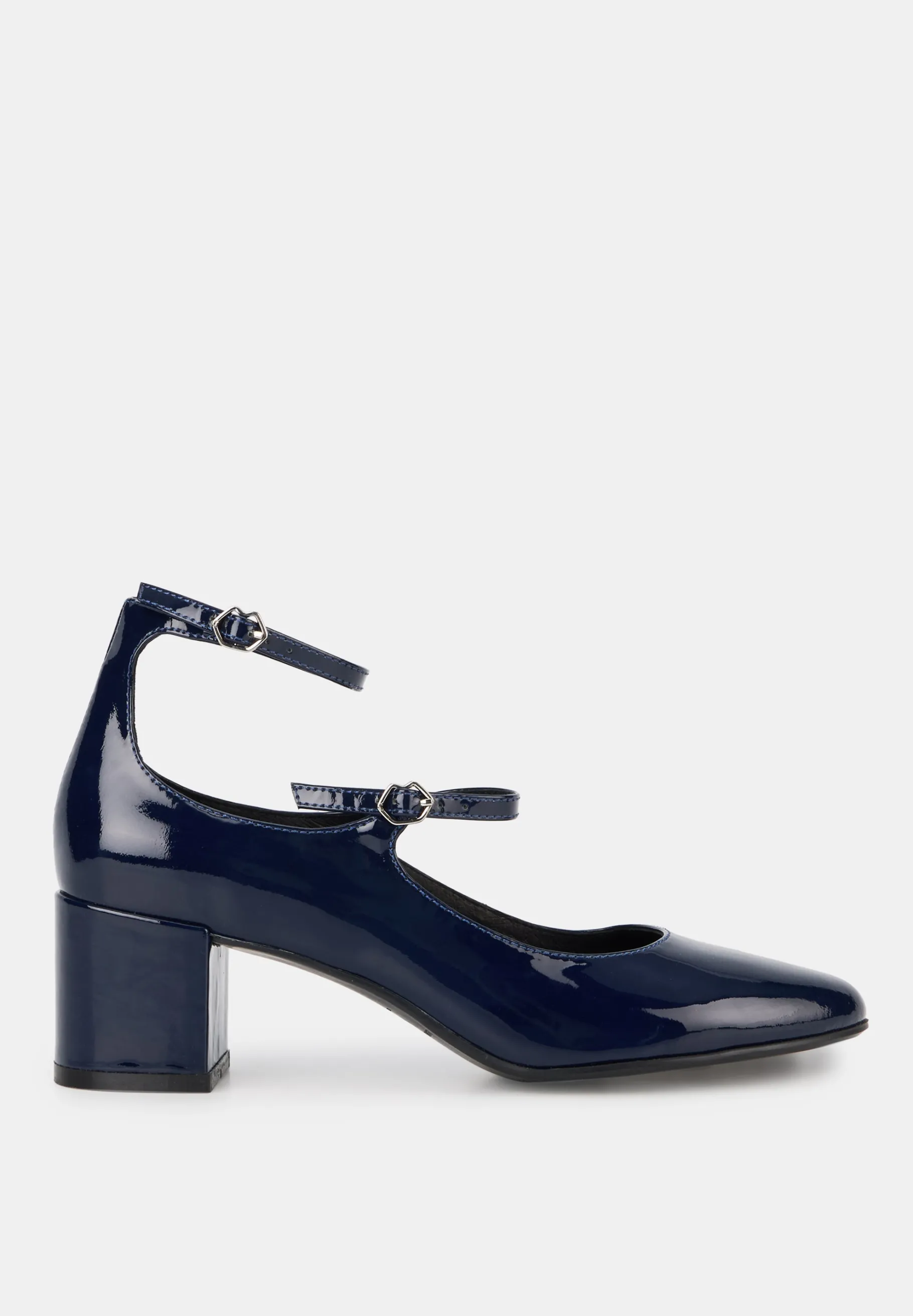 sofiacuir_brillant_bleu_navy_2.webp Bons Baisers Toutes Les Chaussures | Escarpins & Babies*Sofia-