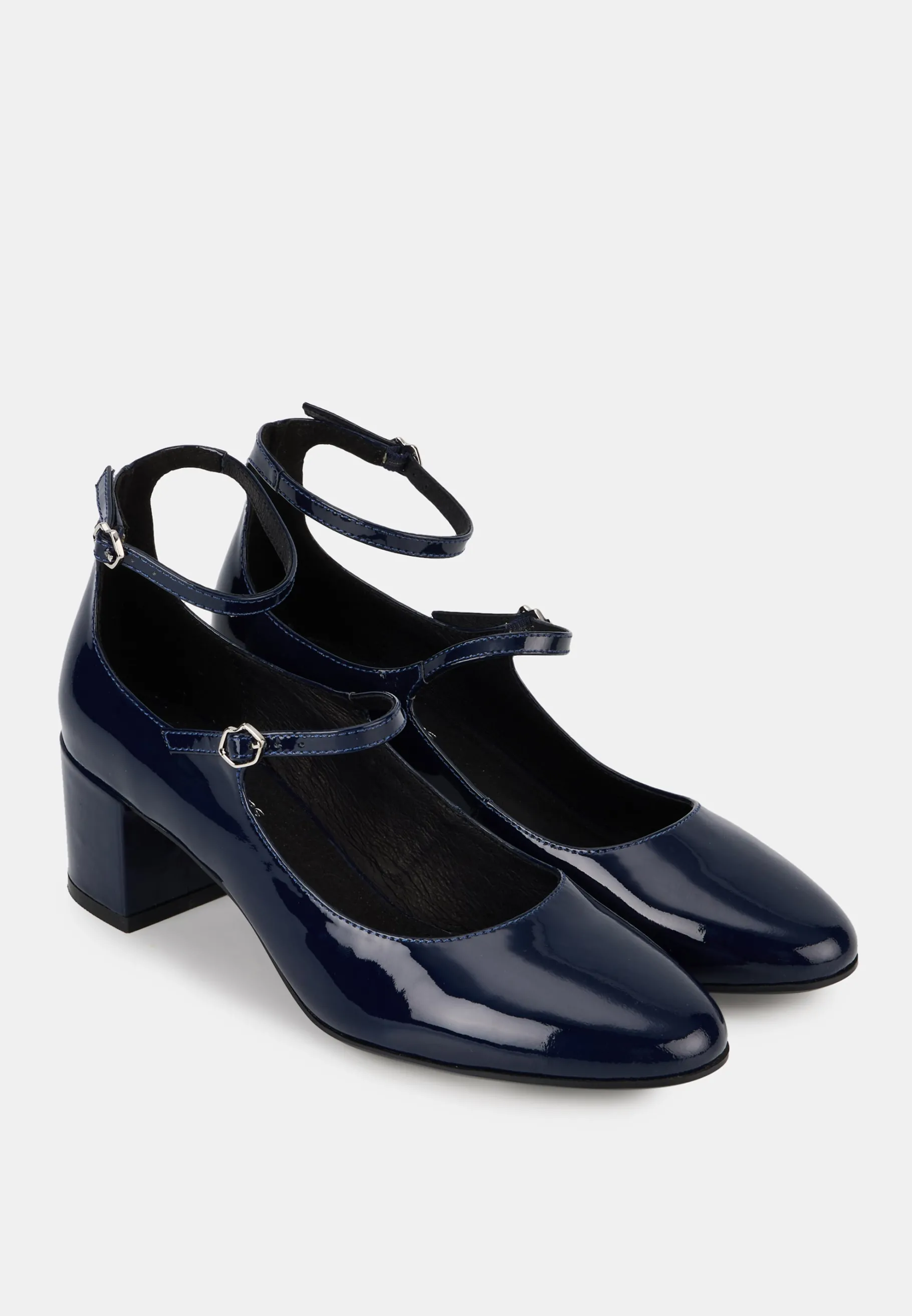 sofiacuir_brillant_bleu_navy_3.webp Bons Baisers Toutes Les Chaussures | Escarpins & Babies*Sofia-